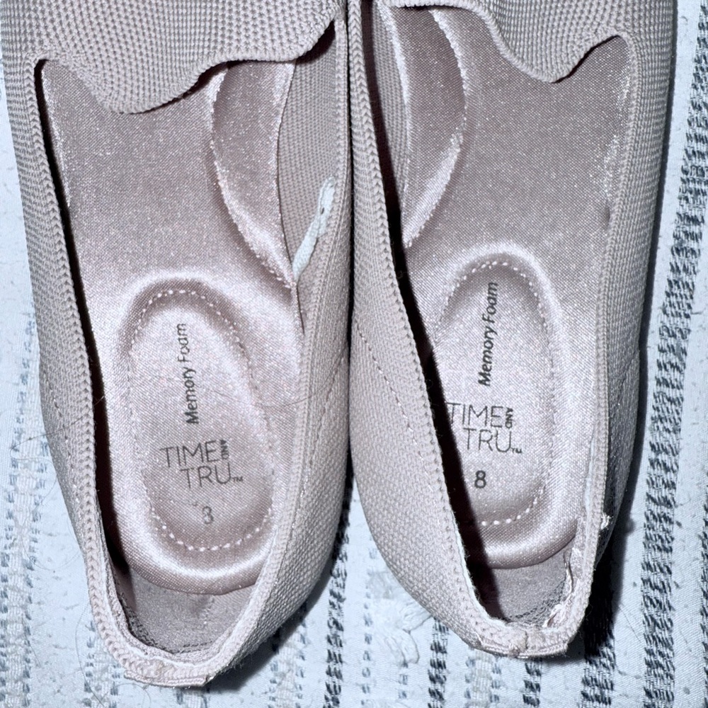 Time and Tru Women's Beige Loafers